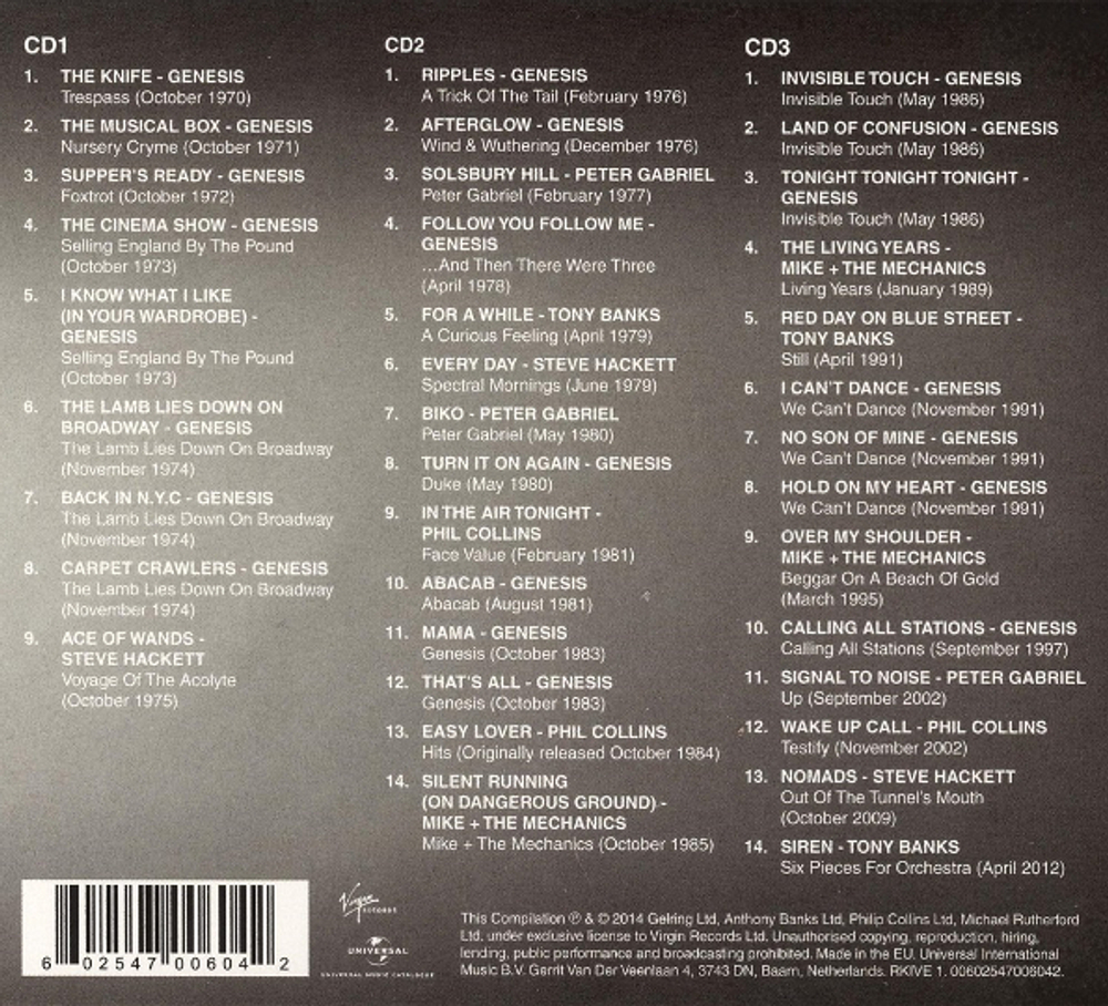 Genesis / R-Kive (3CD)