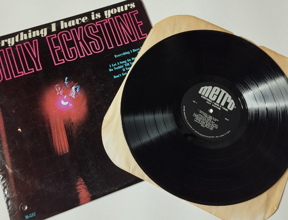 Винтажная виниловая пластинка LP Billy Eckstine Everything I Have Is Yours (USA 1965)