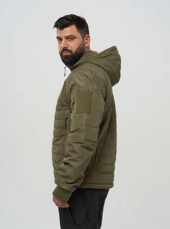 Тактическая военная демисезонная куртка Джунгли 2 с капюшоном Олива