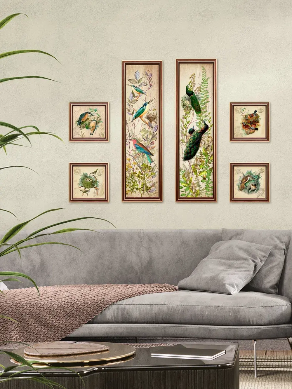 Картина на стену интерьерная на холсте 23*23 см