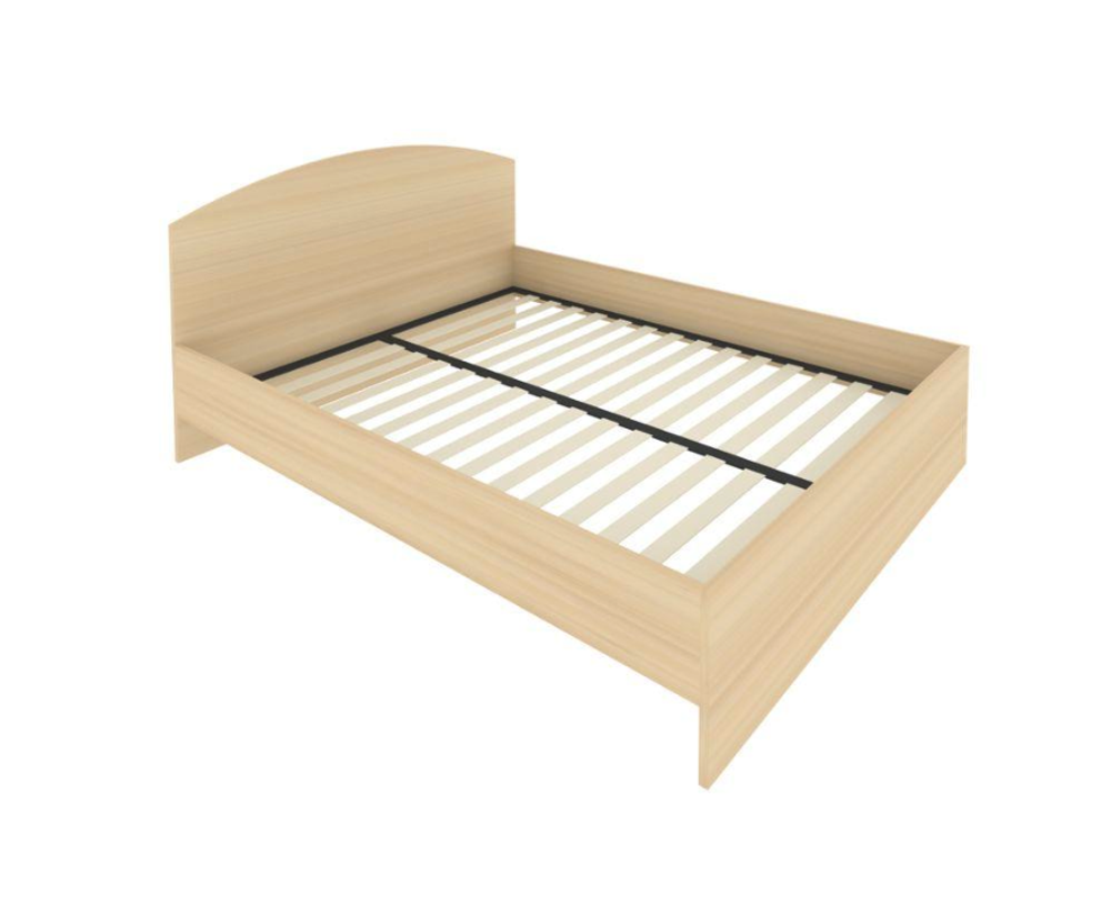 Кровать с ортопедическим основанием и изголовьем Light С-КИ-160