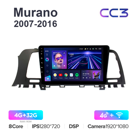 Teyes CC3L 9"для Nissan Murano 2007-2016