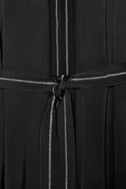 ZARA ПЛАТЬЕ-ТУНИКА С ОТДЕЛОЧНОЙ СТРОЧКОЙ ZW COLLECTION, ЧЕРНЫЙ