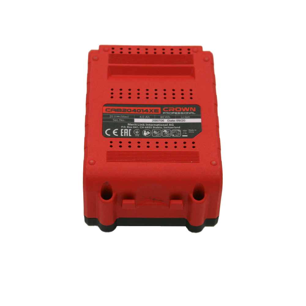 Аккумулятор CROWN CAB204014XE CB (20В, 4Ач, Li-Ion)