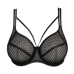 PRIMADONNA Twist Glass Beach Бюстгальтер с полной чашкой, черный