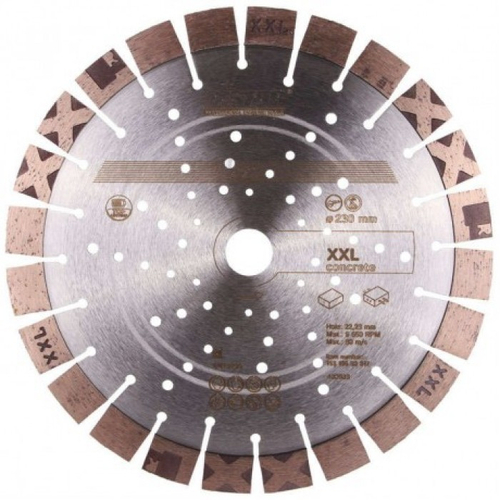 Диск алмазный Distar 5D Concret XXL 230х17х22,23 143-155-300-17