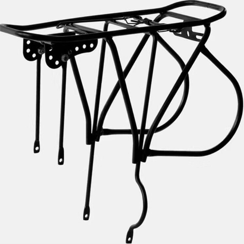 Багажник сталь H001 26-28" универсальный сварной,с дугой, подходит для диск торм. черный HORST