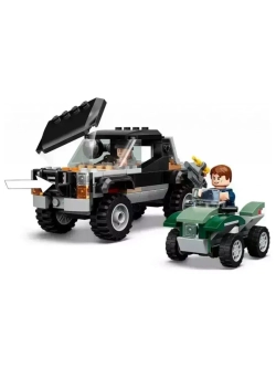 Конструктор Нападение трицератопса на пикап 210 деталей