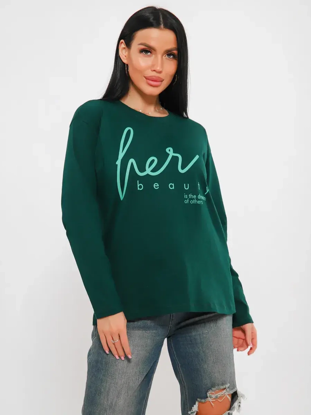 Лонгслив большие размеры