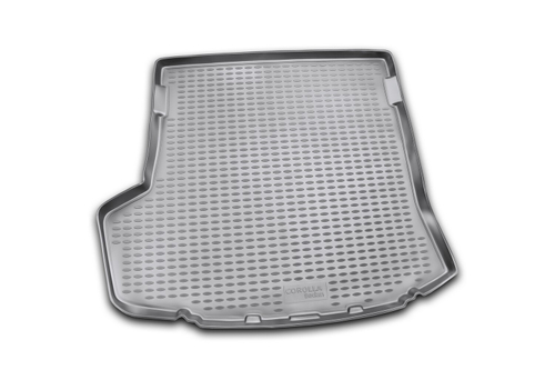 Коврик в багажник для TOYOTA Corolla 2007-2013, седан (полиуретан, серый) NLC.48.15.B10G
