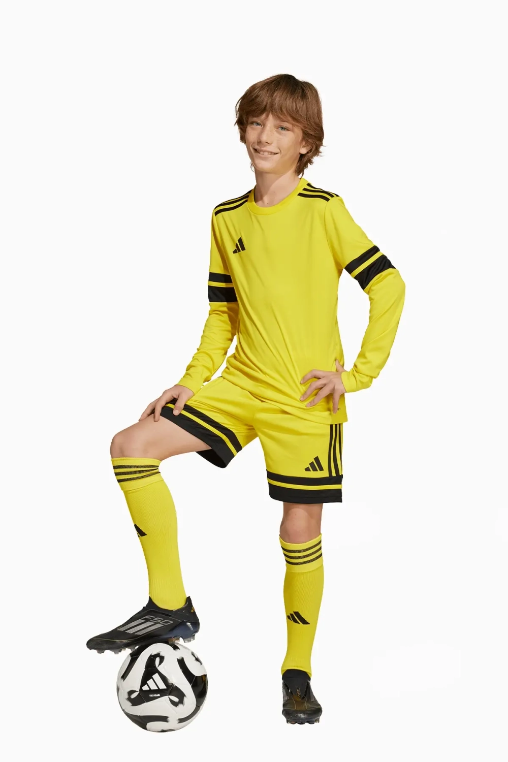 Футболка с длинными рукавами adidas Squadra 25 Детская - желтый