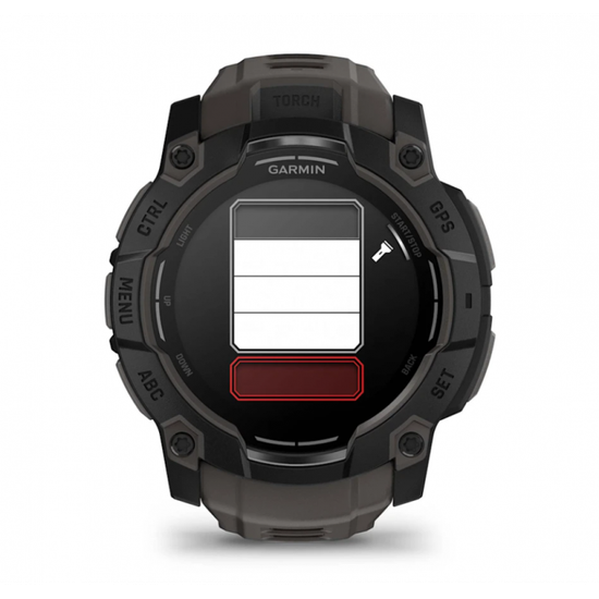 Умные часы Garmin Instinct 3 Amoled 50 mm black with Charcoal Band