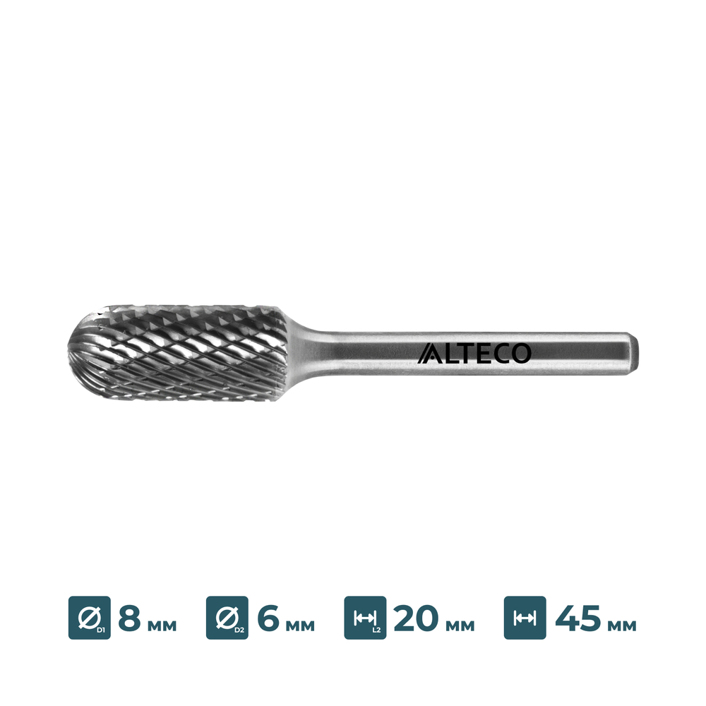 Борфреза по металлу ALTECO C 0820/6 MX