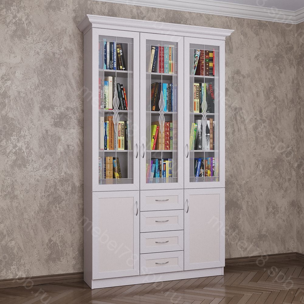 Шкаф книжный 3/8