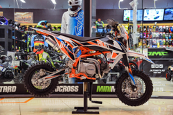 Питбайк Regulmoto PILOT 110EA 12/10 New 2020 (Черный/Оранжевый)