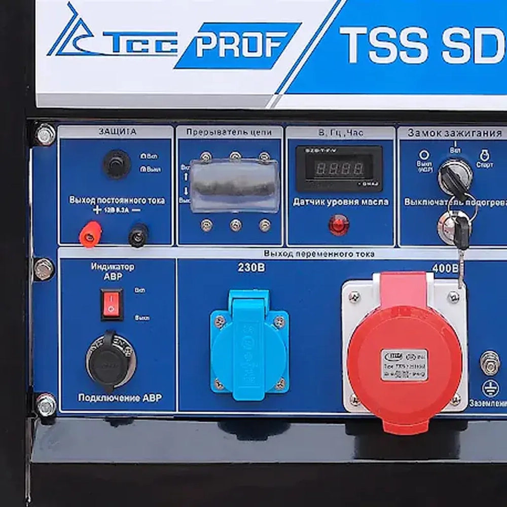 ТСС SDG 7500EH3A дизель генератор с блоком АВР ТСС С 9000D/400 100027/190034