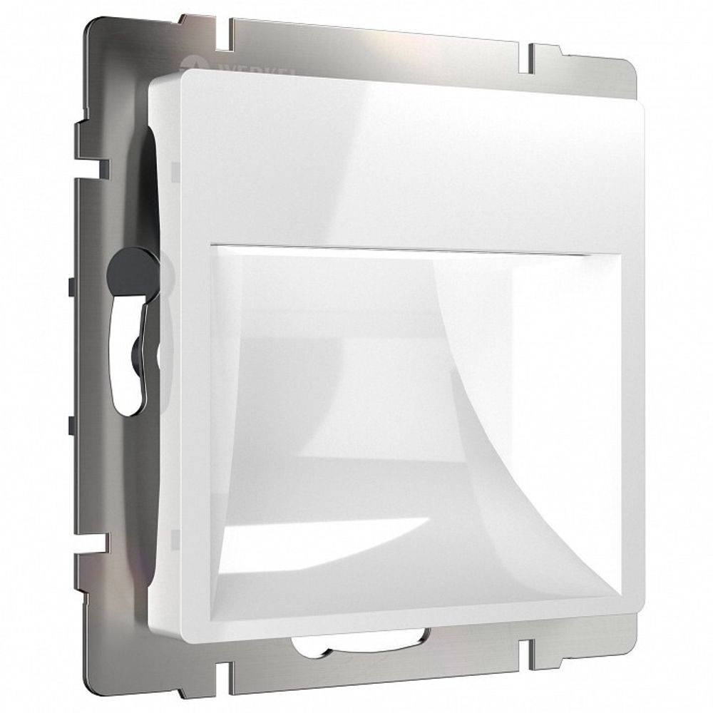 Заглушка для поста с подсветкой, без рамки Werkel белый W1154101