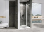 Душевая дверь ABBER Sonnenstrand AG04140S 140 стекло прозрачное/профиль хром