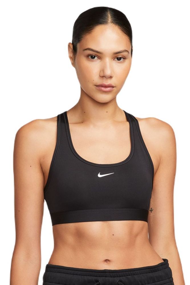 ТОП теннисный Nike Swoosh Light Support Non-Padded Sports Bra - black/white