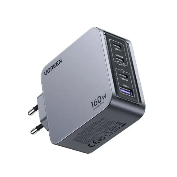 Ugreen X763 (25877) 160W + USB-C Cable Grey