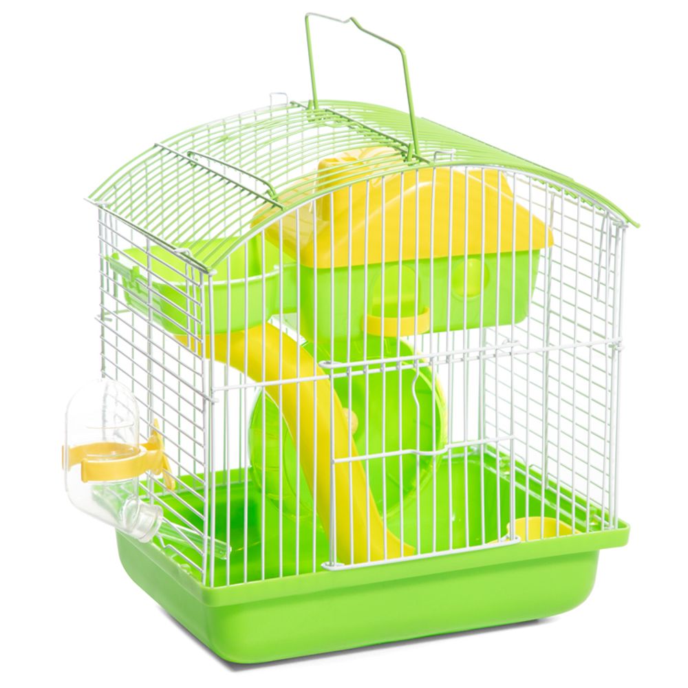 Клетка Triol YD258G для мелких животных, эмаль, зеленая, 225*170*250мм