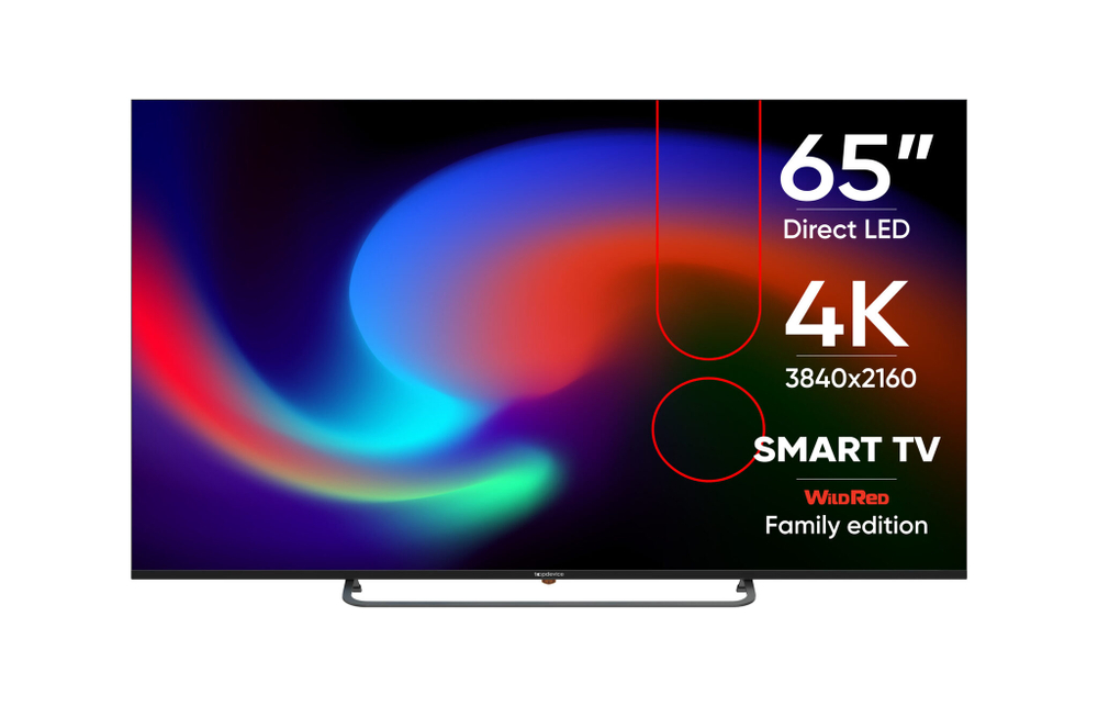 Телевизор ЖК Topdevice 65" TDTV65BS05U_BK