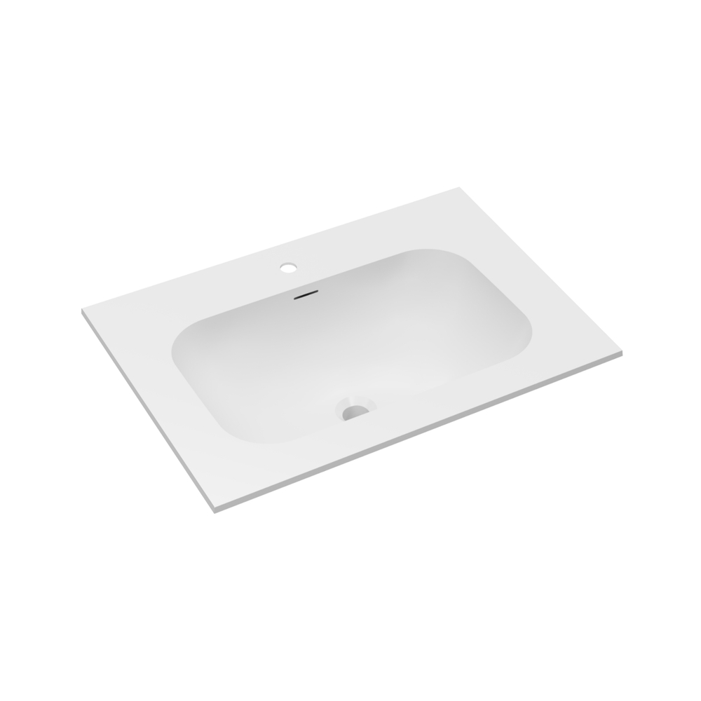 Раковина Vincea Elise VCB-4EL800MW, Corian цвет белый матовый