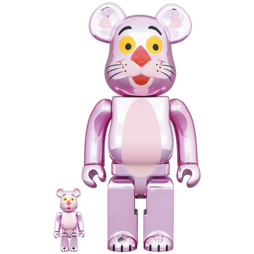 BE@RBRICK PINK PANTHER CHROME