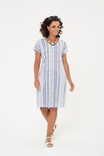 Платье Кайла(46-56) Serenada полоса (Акция)