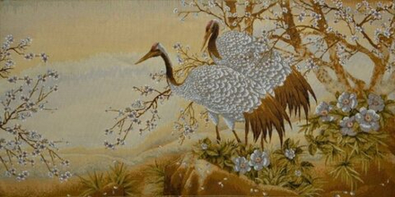 Гобеленовая картина "D. ВЕСЕННИЙ ПОРЫВ" в багетной раме, Россия.