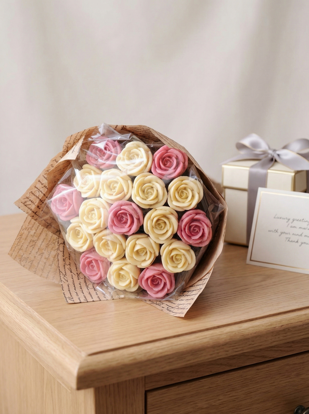 Букет из шоколада "Мини-розы" 19 штук