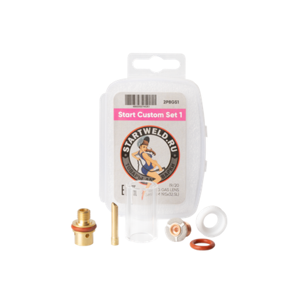 Start Custom Set 1 (9/20 TIG GAS LENS 2.4MM 2P8GS1 19.5*32.5L)