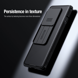 Противоударный чехол с защитной шторкой для камеры от Nillkin на OnePlus 12R и Ace 3, серия CamShield Pro Case