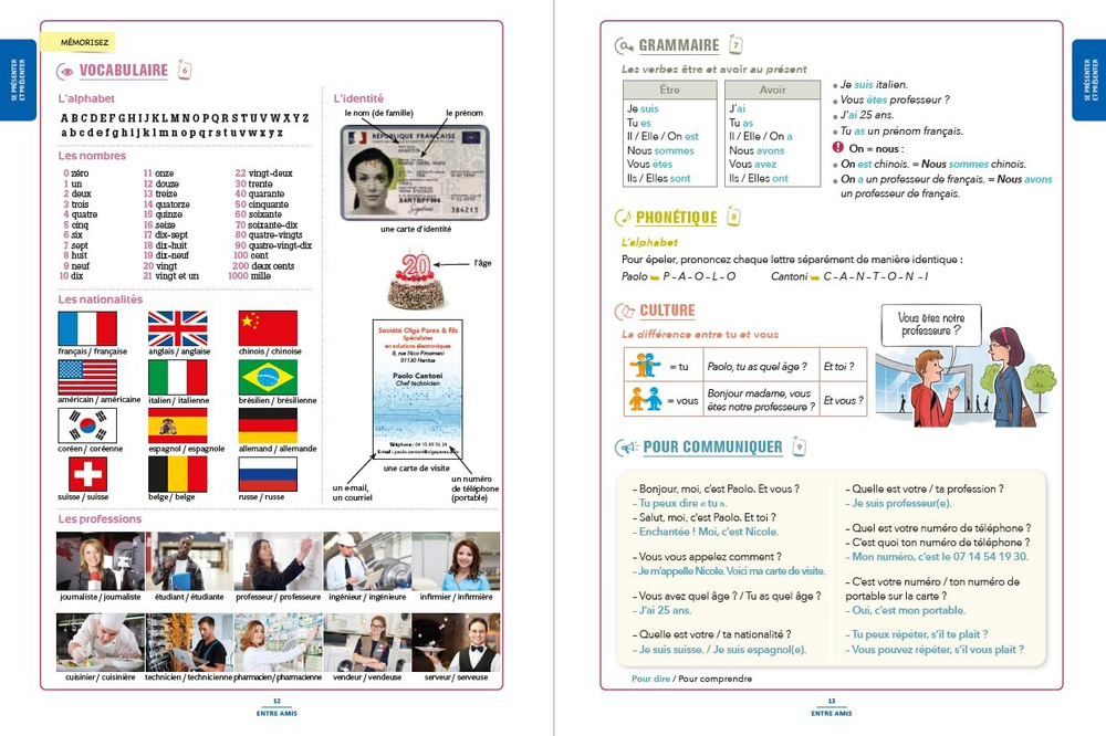 100% FLE - Communication essentielle du français A1 - Livre + didierfle.app
