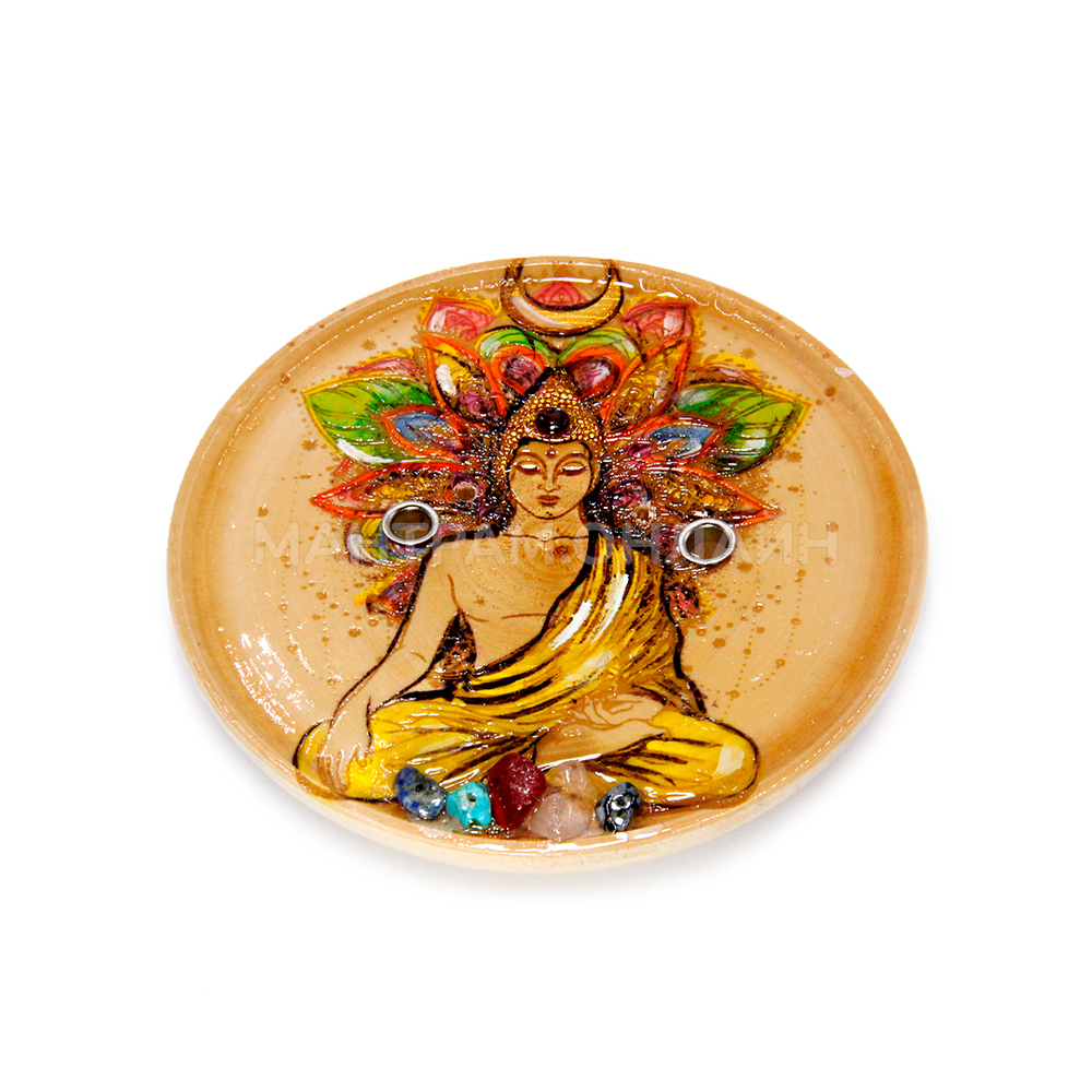 Подставка под благовония Будда - мощная защита и исцеление 11 см