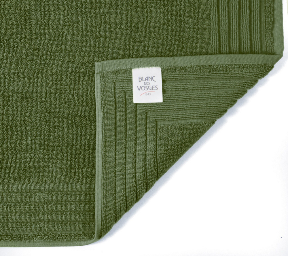 Коврик для ванной 50x90 Blanc des Vosges Uni Foret foret зеленый