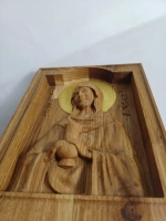 Освященная Икона Иоанны Мироносицы 18.5х14 см из дуба