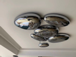 Ceiling design lamp Skydro by Artemide (5 lampshades)