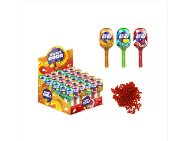 Конфета сахарная Sweet Soda musical candy 12гр*30шт