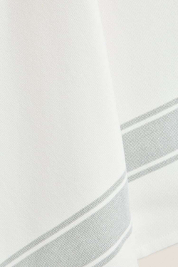 ZARA HOME ПОЛОСАТОЕ КУХОННОЕ ПОЛОТЕНЦЕ ИЗ ХЛОПЧАТОБУМАЖНОЙ МАХРОВОЙ ТКАНИ, ЗЕЛЕНЫЙ