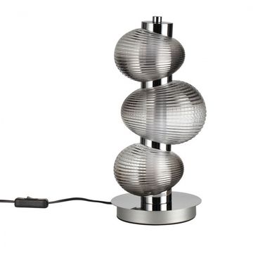 Настольная лампа 12W 4000K 5096/12TL хром/дымчатый градиент L-vision Bruco Odeon Light