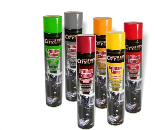 Полироль пластика 750 мл Вишня (аэрозоль) (City UP)