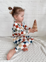 Футболка с длинным рукавом Mjölk Шахматы