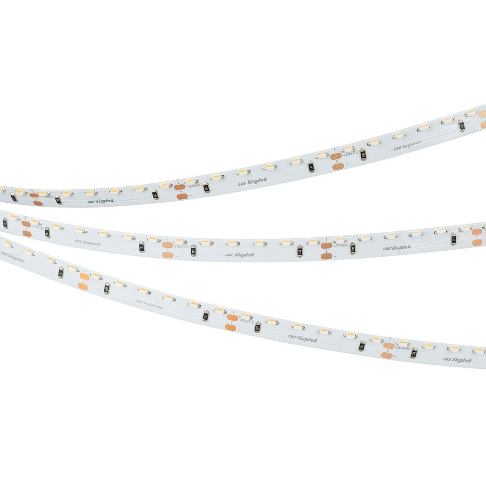 Светодиодная лента RS-S120-8mm 24V White6000 (9.6 W/m, IP20, 3014, 5m) (Arlight, боковое свечение) 039428