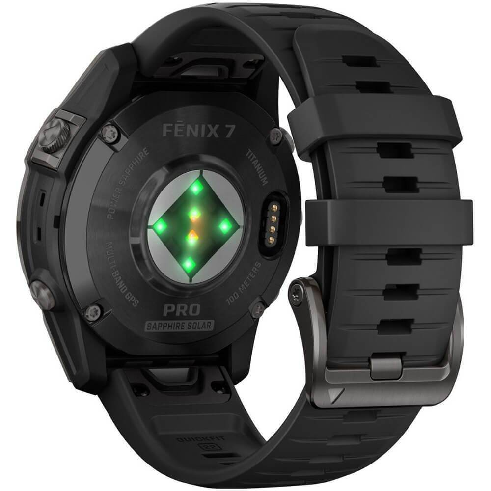 Garmin titanium watch top