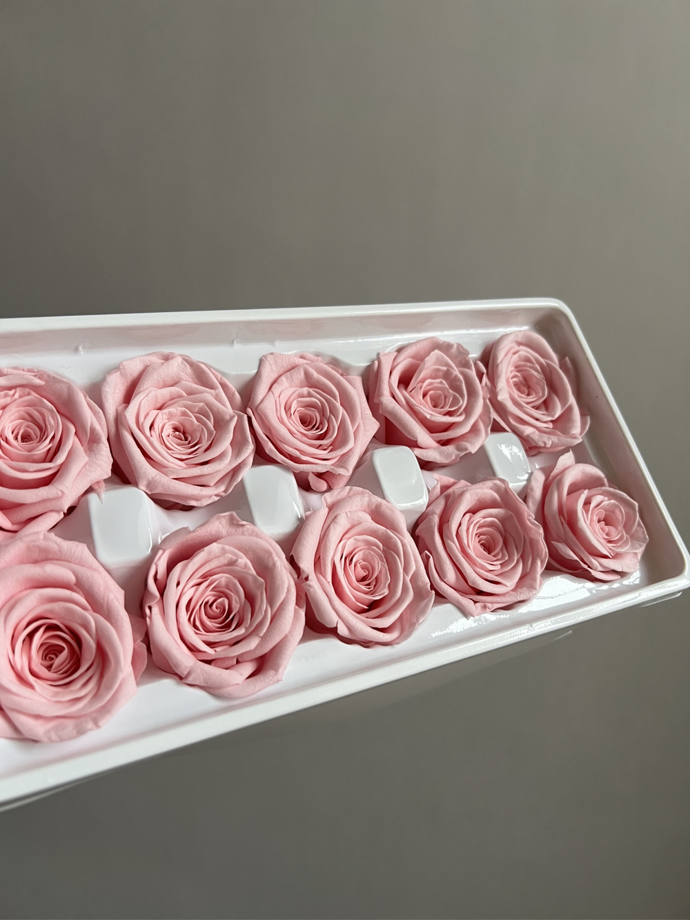 Роза классическая розовая d=3,5-4 см (упак 10 шт)