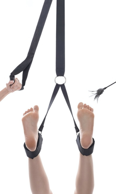 Фиксация ременная для подвешивания Fantasy Tickle Strap (Цвет: черный)