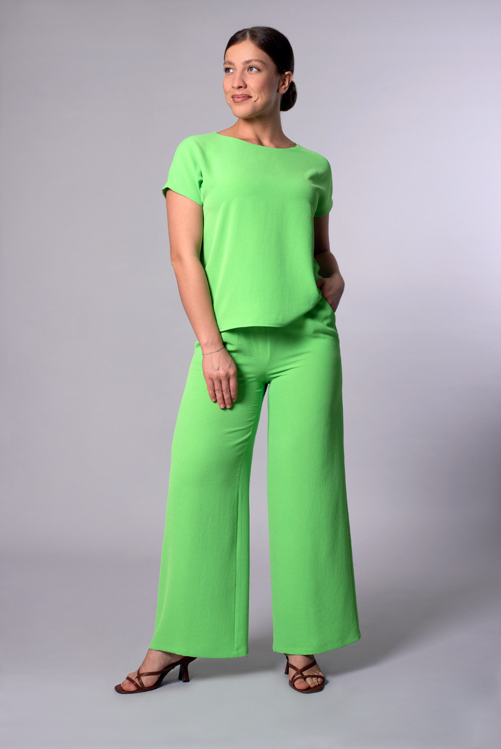 Брюки женские 3988ВП, Яблоко #28Ябл023988ВП