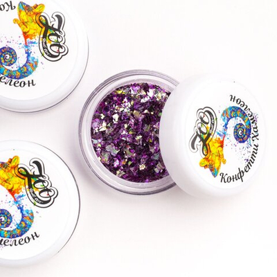 Zoo Nail Art Конфетти "Хамелеон" 1 г