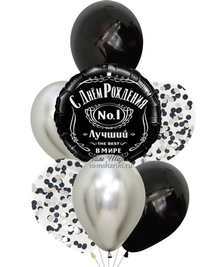 Фонтан на День Рождения "Черный стиль"